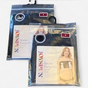 Joyspun Women's Maternity Hands-Free Nursing Pumping Bandeau Bra